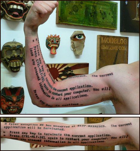 Belgian Girl's Tattoo 'Nightmare'
