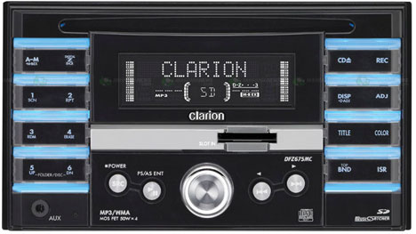 Colorful Car Stereos Add A Dash Of Style To Your Dash clarion 002 Colorful Car Stereos Add A Dash Of Style To Your Dash