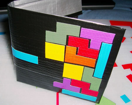 tetris wallet Tetris Duct Tape Wallet Doesnt Play Cool Arabian Music