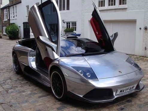You need this chrome Lamborghini from German tuning firm Hamann