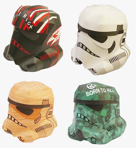 star wars stormtrooper helmet papercraft DIY: Papercraft Stormtrooper 