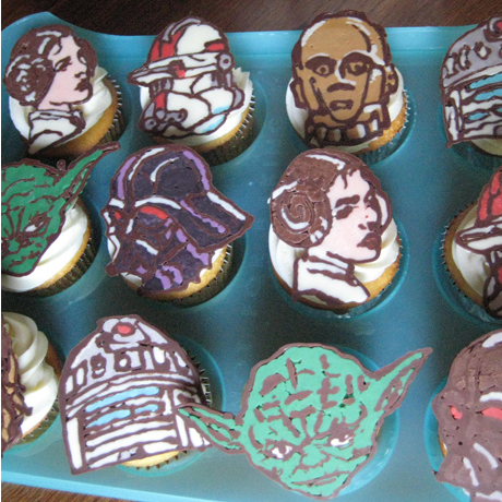 swcupcakes Breakfast: Star Wars Cupcakes