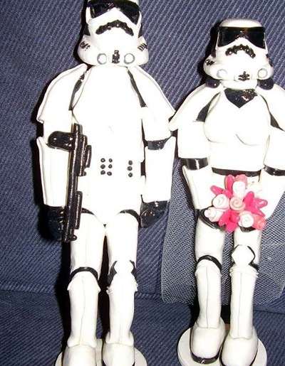 Star Wars Wedding Cake Toppers. wedding cake topper3 Zombie