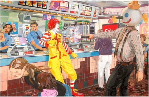 ronaldmcdonald3 Fast Food Assassination and Other Disturbing Ronald McDonald Images