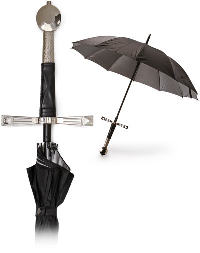 broadsword umbrella2 Broadsword Umbrella Will Vanquish Your Enemies, As Long As Your Enemy Happens to Be Rain