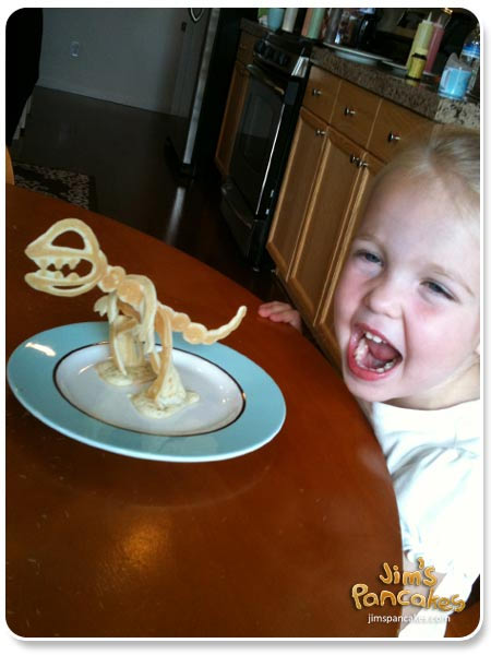 dinsaur pancake 2 3D Dinosaur Pancakes: I Dare You To Do Something Cooler