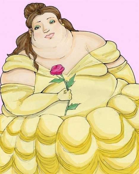  Morbidly Obese Disney Princesses