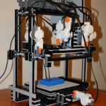 Homemade 3D Printer Made of LEGOs Constructs LEGO Creations