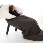 The New Snuggie? Quilt-Wrapped Armchair Keeps You Warm and Relaxed, But Looks Terrifically Kitschy