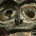 A carving of a sawfish from New Guinea's Sepik River, a wellspring of Denis Dutton's experience of art and human nature.