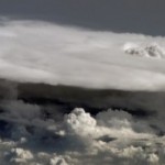Massive thunderstorm over West Africa, photographed by International Space Station crew in 2008.