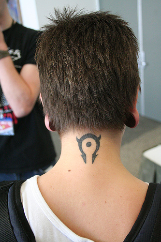 /tattoo: WoW Tattoo for the Horde!