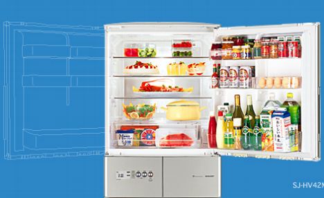 sharp fridge