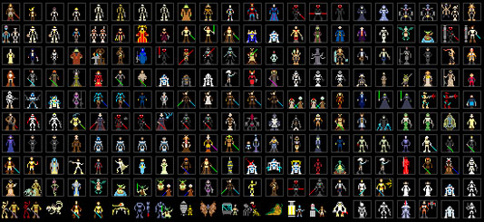 minecraft pixel art templates star wars