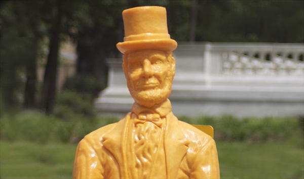 Because It's Friday: Abraham Lincoln Made of Cheddar and Other Cheese