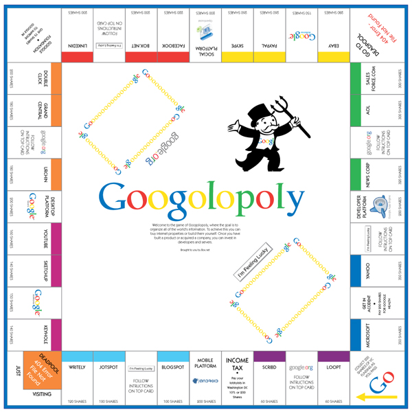 Fluisteren seksueel masker Google Monopoly voor het internet