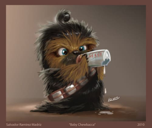 Baby Chewbacca by Salvador Ramirez Madriz