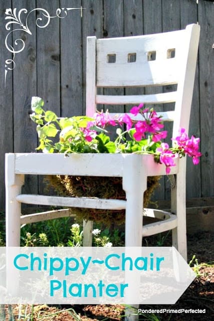 Chippy Chair Planter