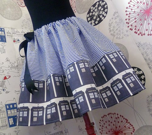 The Dr Who Skirt by Rooby Lane