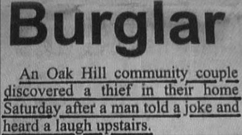 Burglary Fail