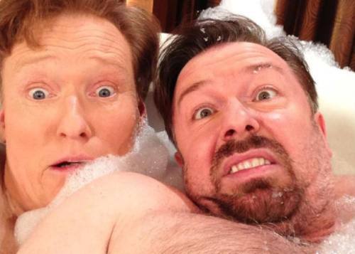 Conan and Ricky Gervais