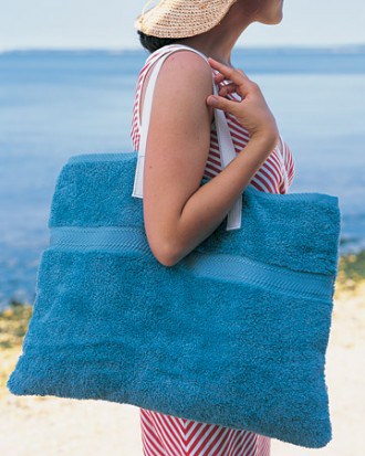 Beach Towel Tote Bag