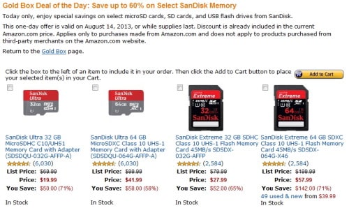 Amazon Sandisk Sale