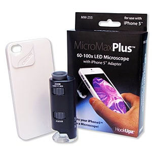 MicroMax LED Pocket 100X Microscope For iPhone