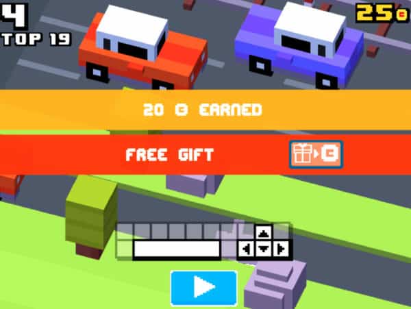 Play crossy road