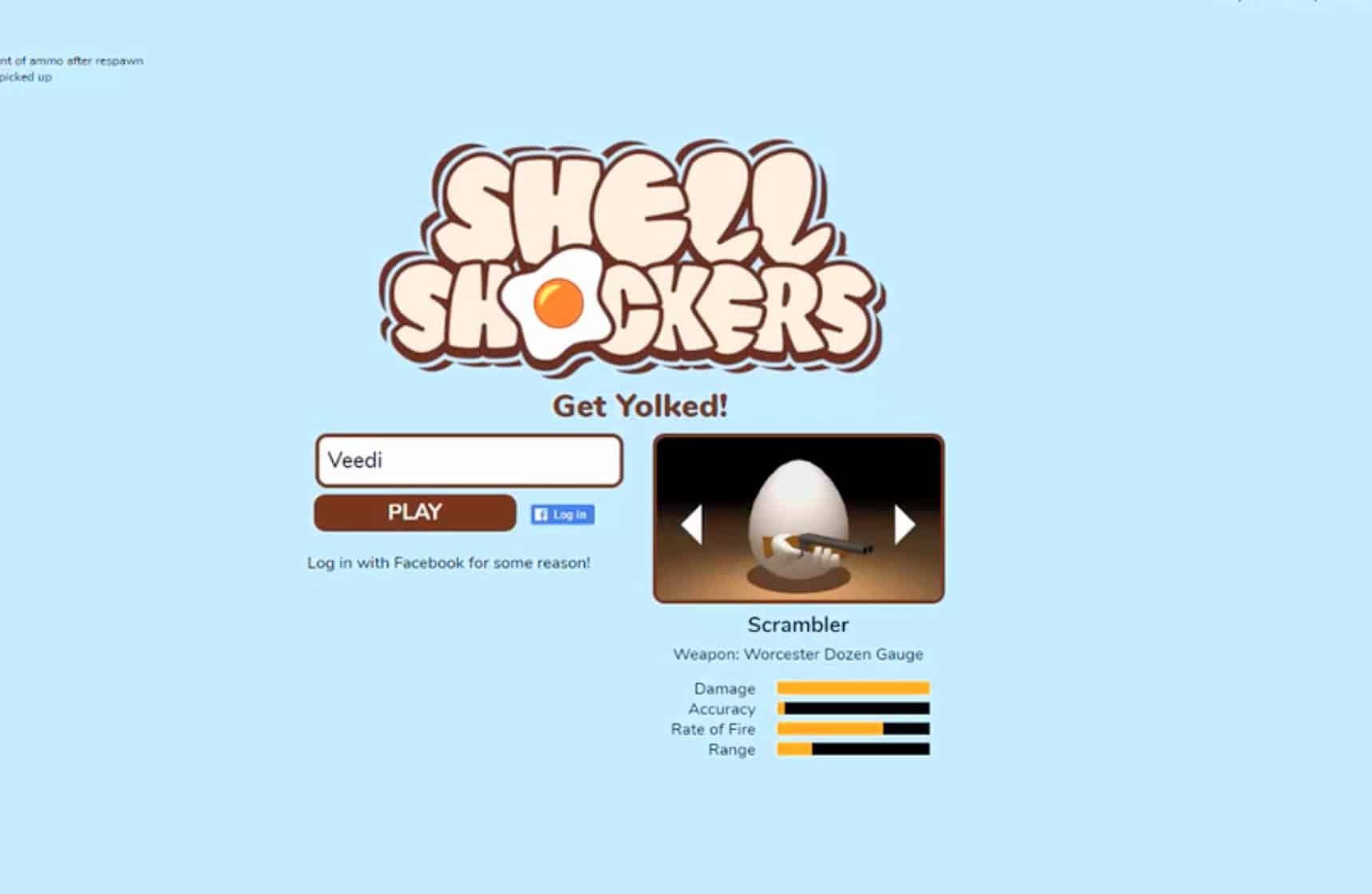 Shell shockers 🔥 Play online