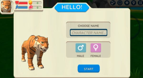 Play tiger simulator 3D on poki.com 