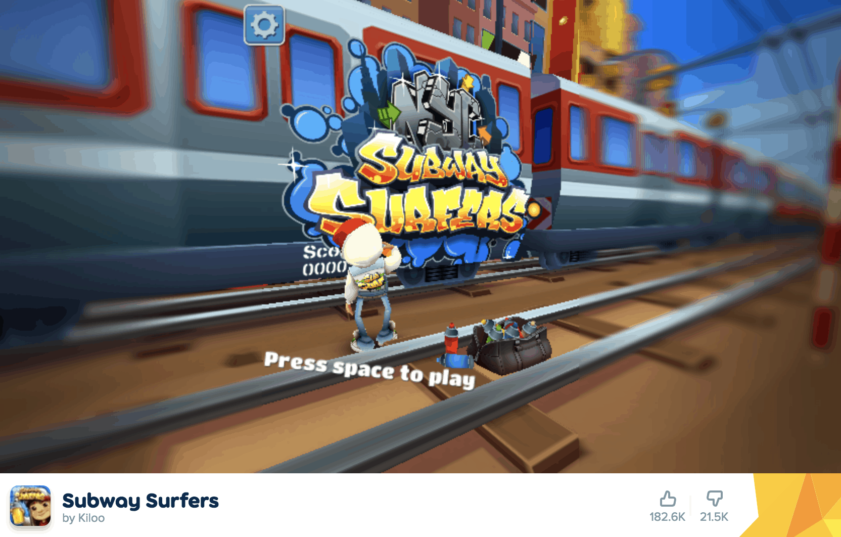 Subway surfers skateboard - presskiza