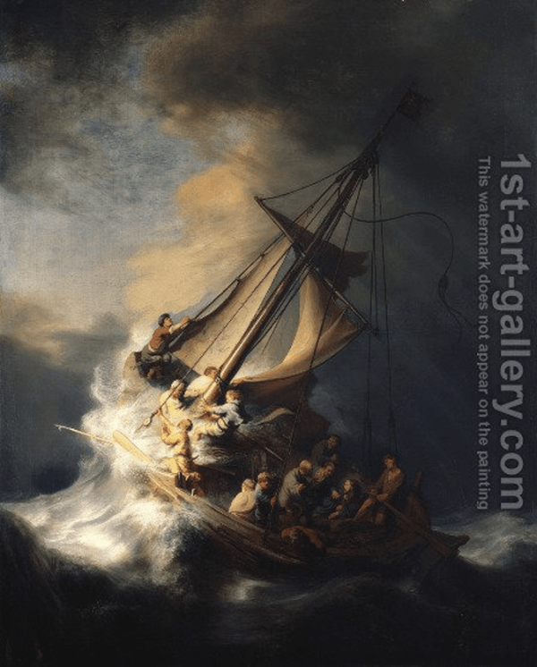 Christ In The Storm On The Sea Of Galilee