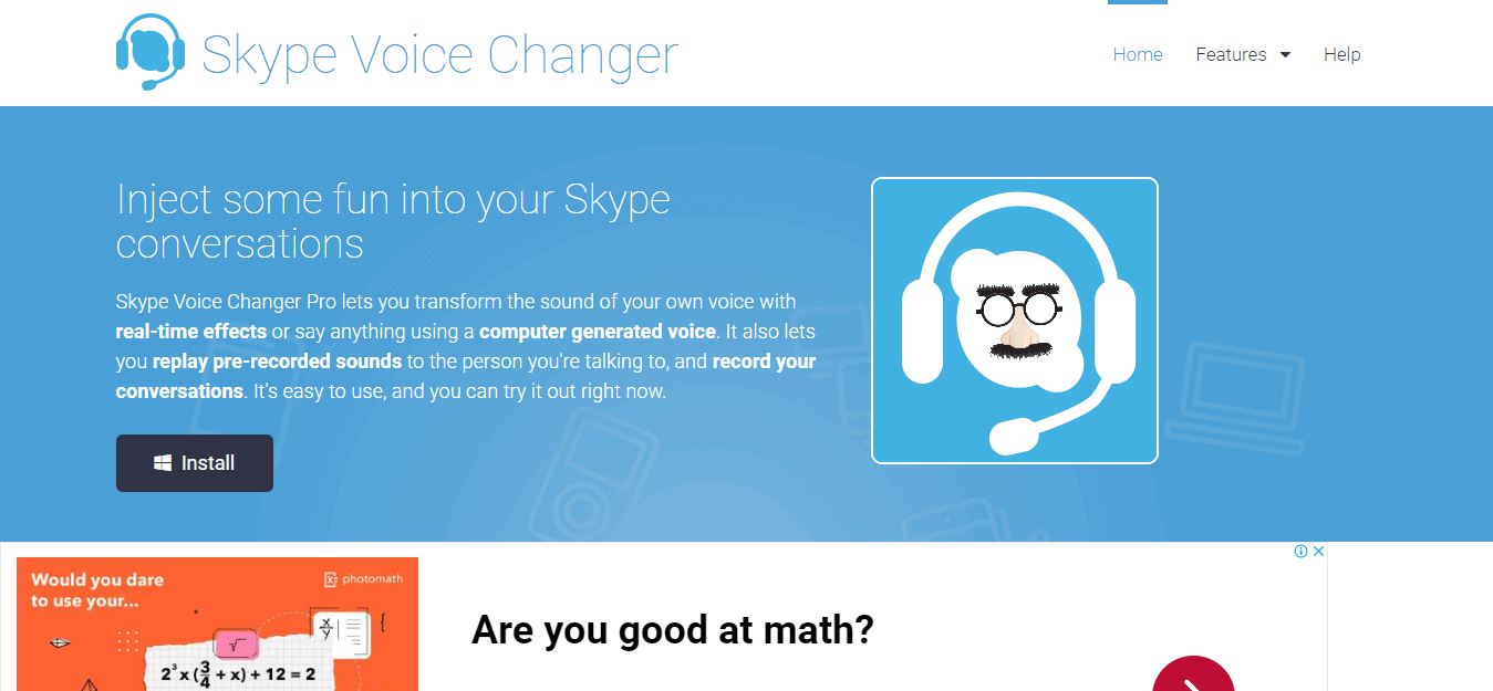 Skype Voice Changer 