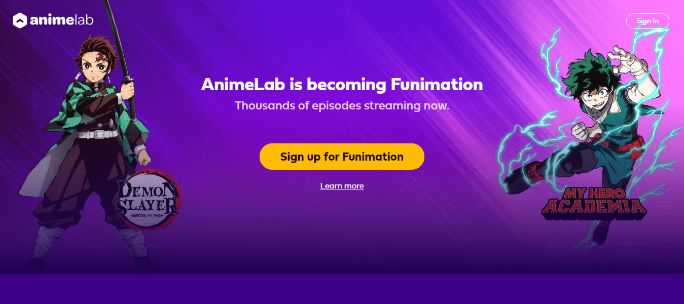 Animelab is becoming Funimation?? 