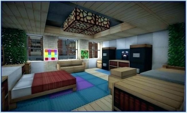 Fancy and Chic Minecraft Bedroom