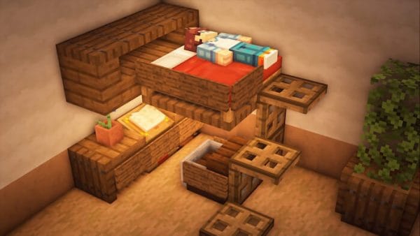 Coolest Minecraft Bedroom Ideas For, How To Make A Beautiful Bed In Minecraft