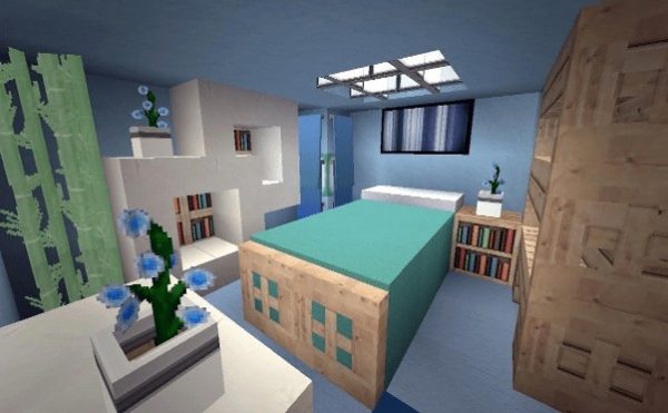 Coolest Minecraft Bedroom Ideas For, How To Make A Beautiful Bed In Minecraft