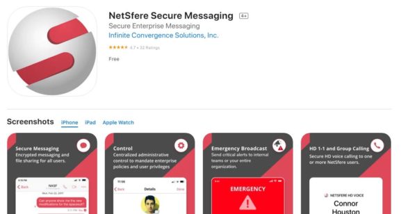 NetSfere Secure Messaging