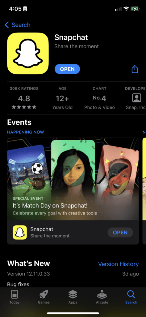  Snapchat won’t download on your iPhone