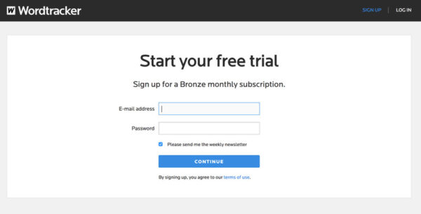 Sign Up For Free Trials