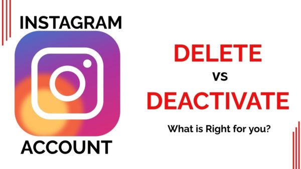 Deleted vs. Deactivated Accounts