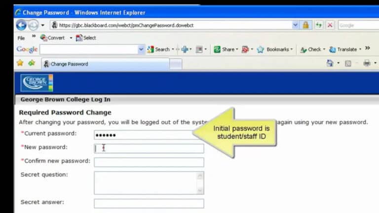 A Guide to Blackboard GBC Login on George Brown College Portal | Gearfuse