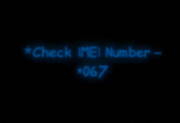 *Check IMEI Number – #06#