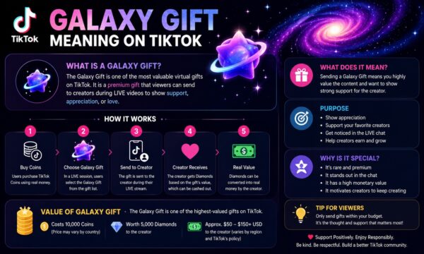 Galaxy Gift Meaning on TikTok