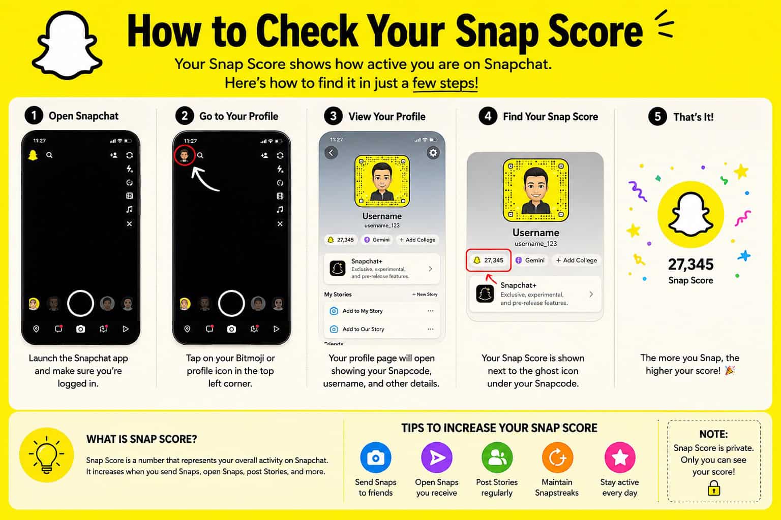 How to Check Your Snap Score