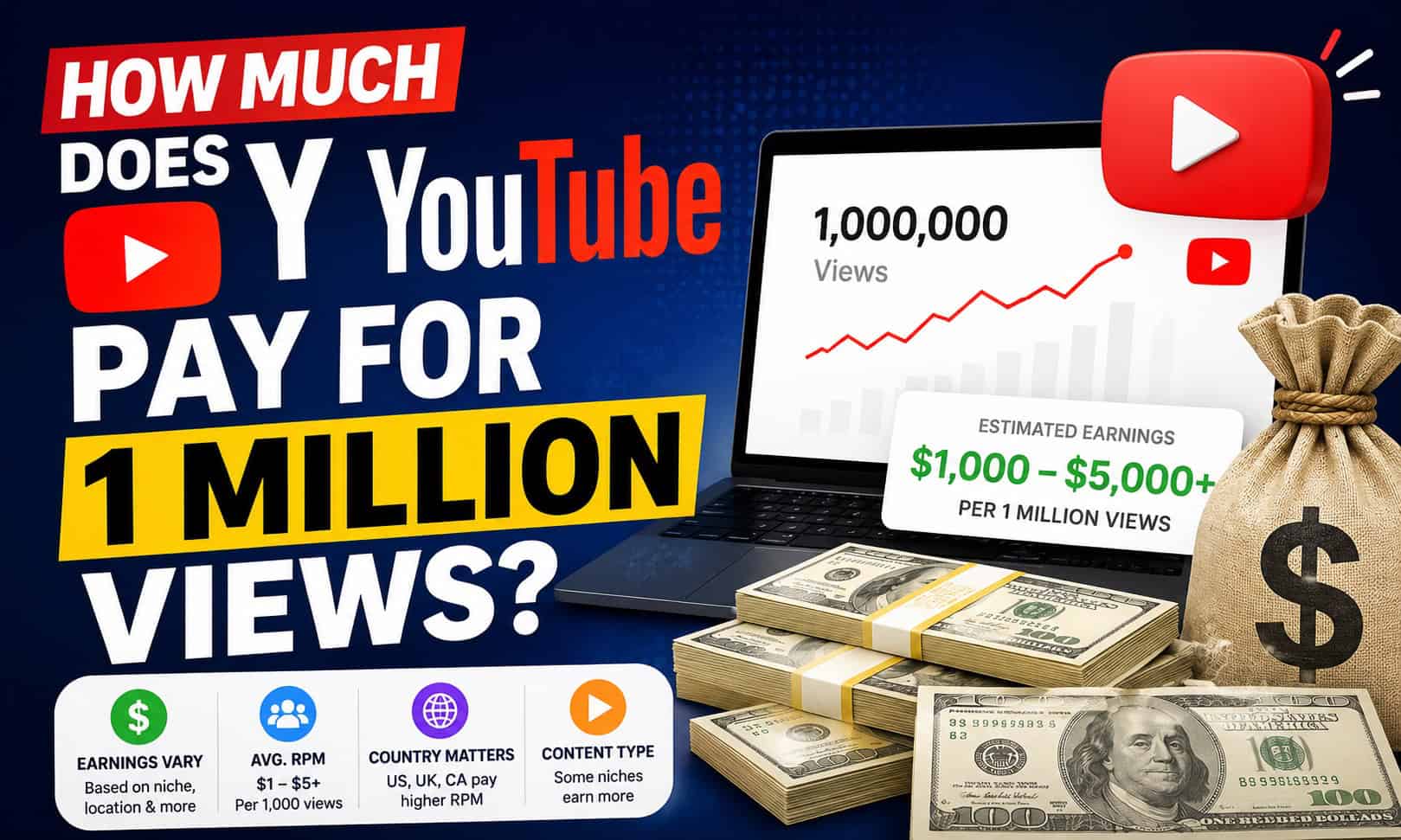 How Much Does YouTube Pay for 1 Million Views