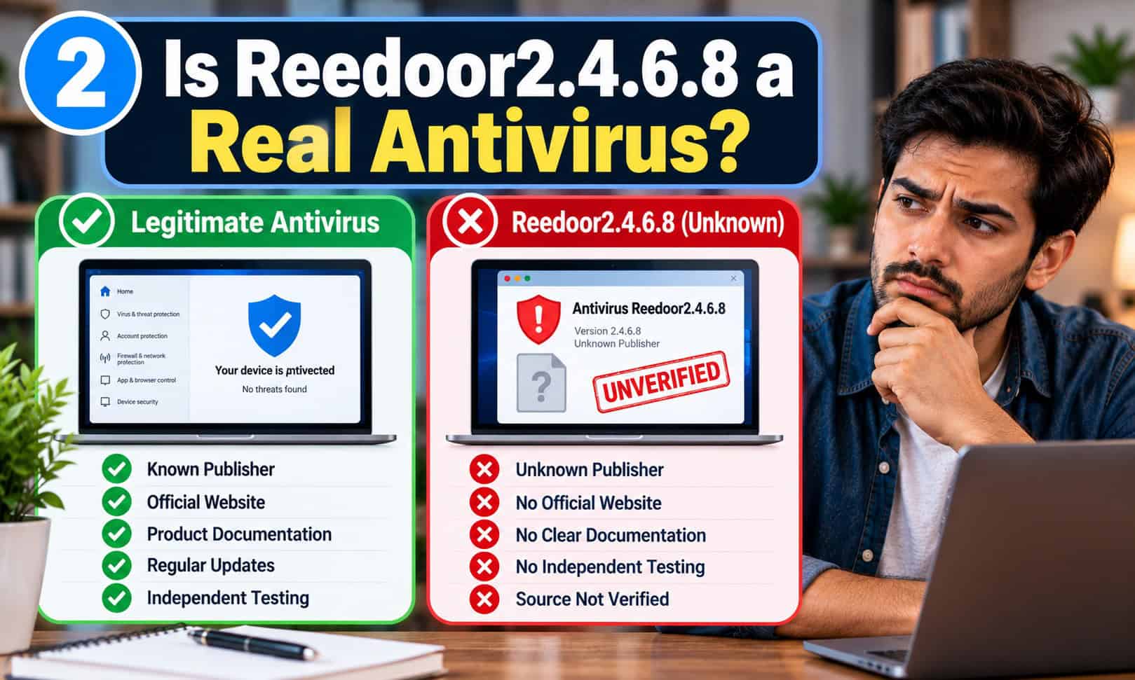 Is Reedoor2.4.6.8 a Real Antivirus?