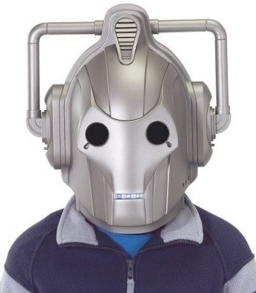 doctor who cyberman voice changer helmet