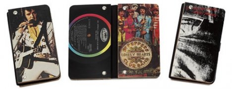 recycled record album wallets